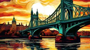 Image representing Hammersmith Bridge, Hammersmith/Barnes