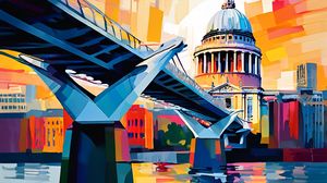 Image representing Millennium Bridge, Bankside/St. Paul's