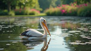 Image representing The Pelicans in St James’s Park